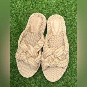 Platform Woven Sandals